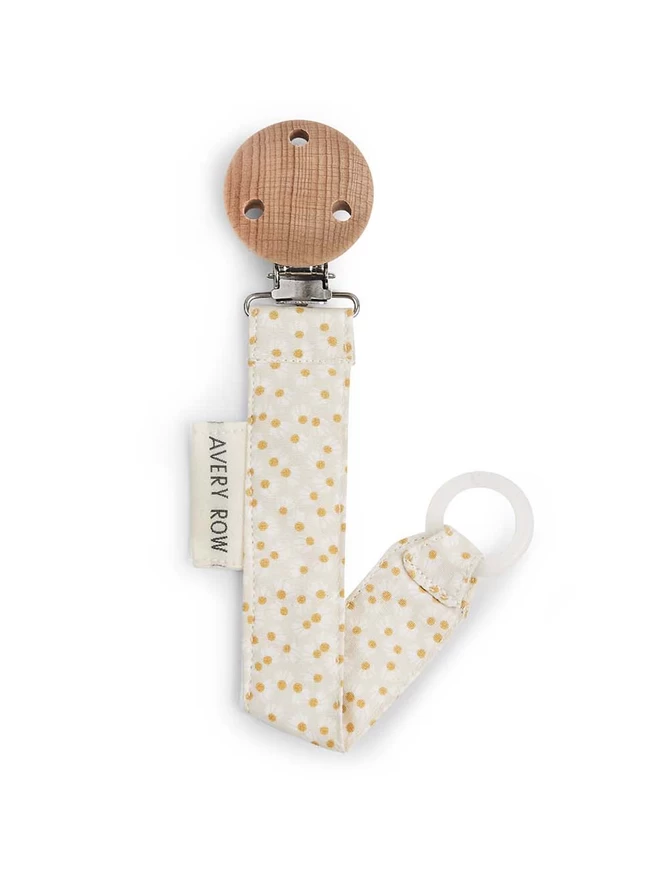 Pacifier Holder Daisy Meadow pack shot