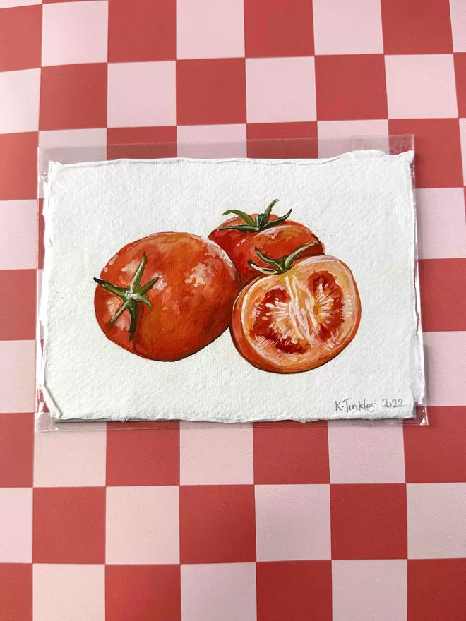 Katie Tinkler illustration of tomatoes