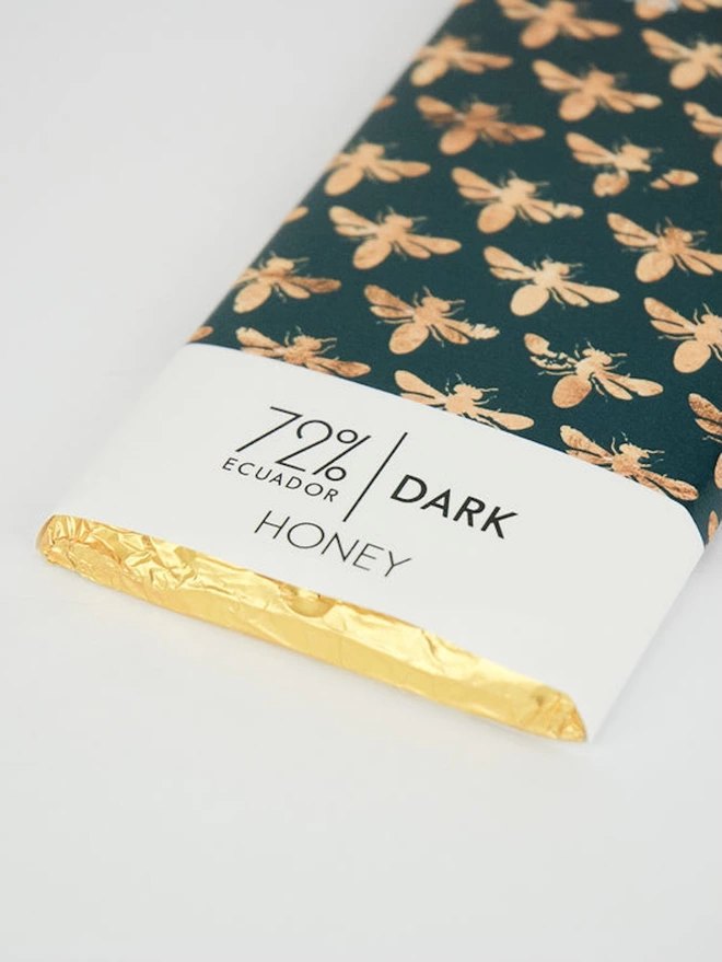 Honey Dark Chocolate Bar - 72% Ecuadorian