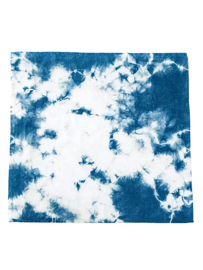 Brilliant Blue Linen Napkins (Set Of 4)