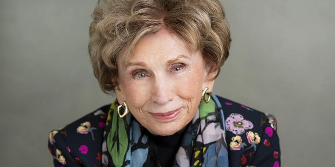 Edith Eger, psychologist, author and holocaust survivor, smiling at the camera.