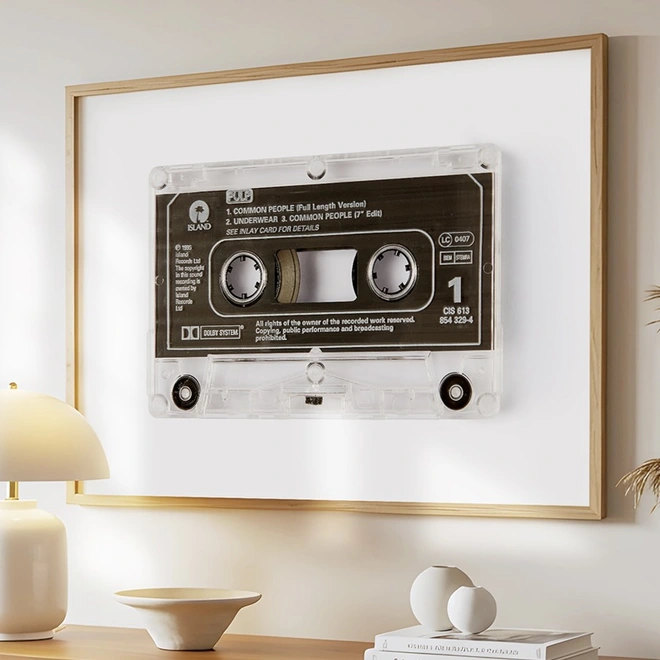Common people music cassette print