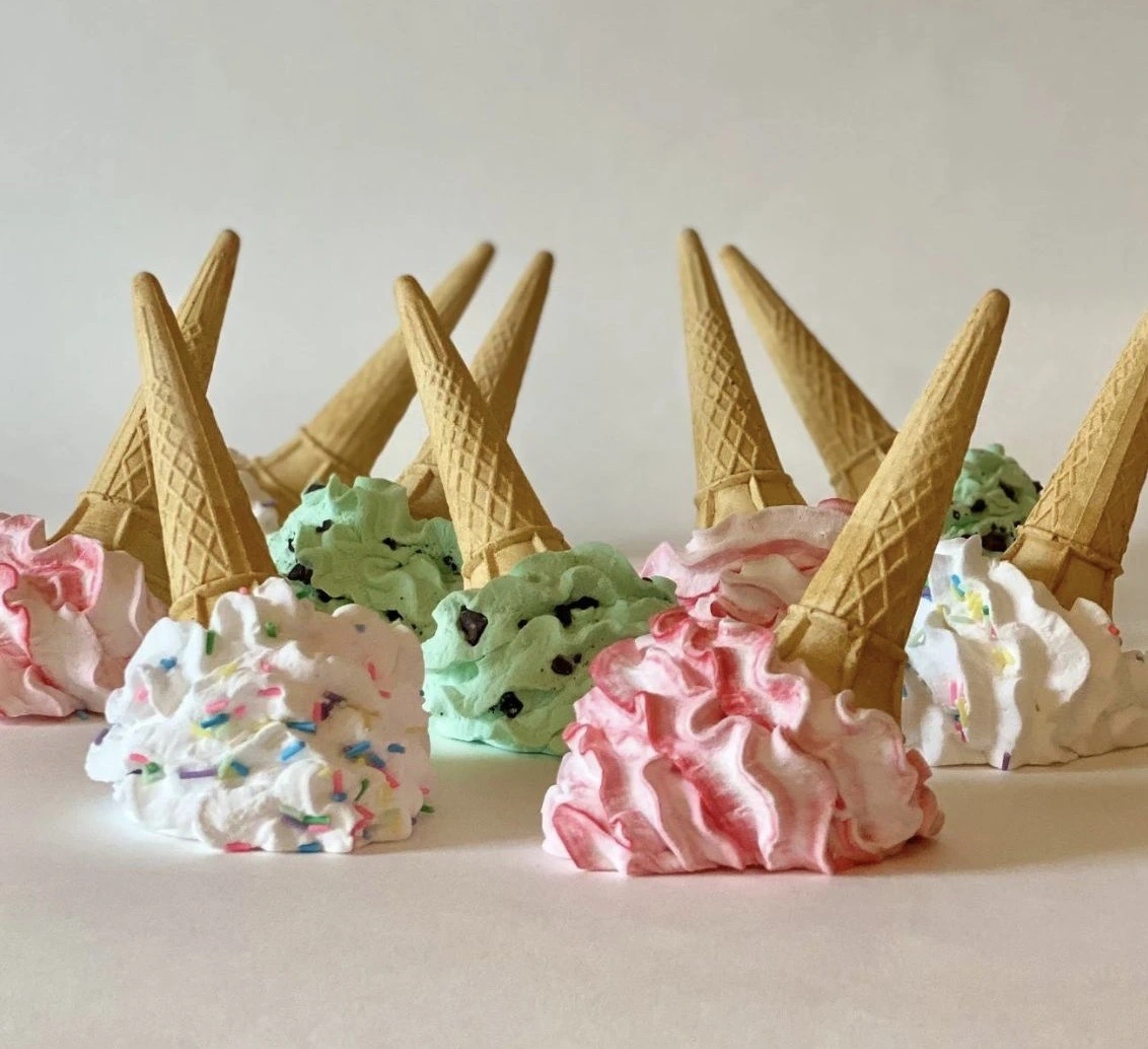 Fake ice cream prop
