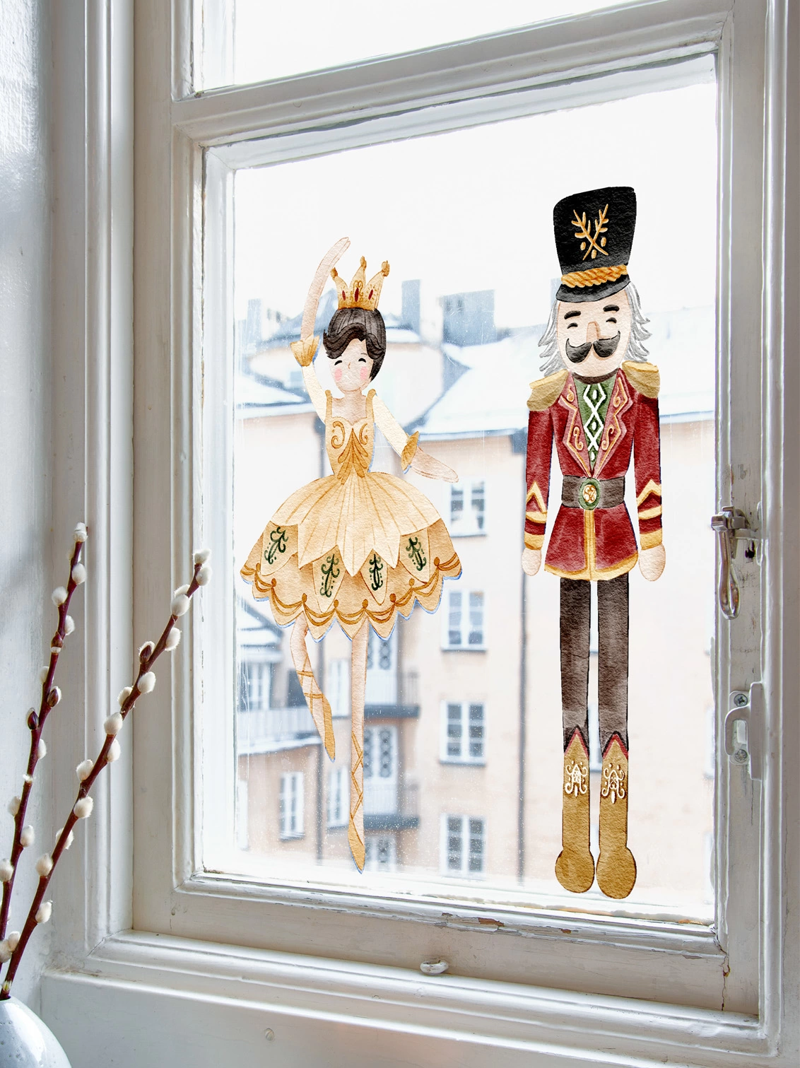 Nutcracker Christmas decal