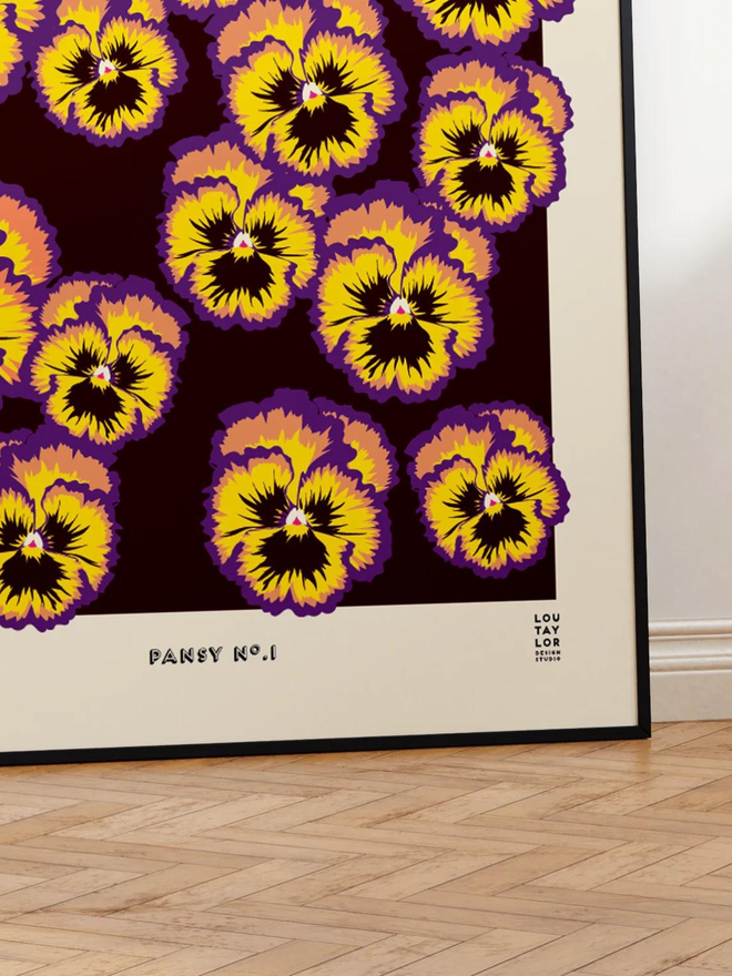 pansy Giclee print