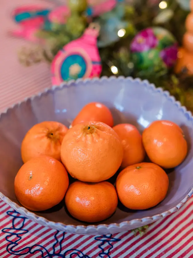 Orange Christmas Candles