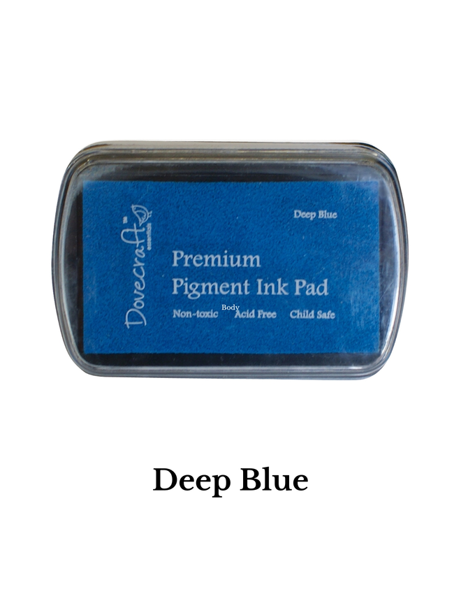 blue ink pad