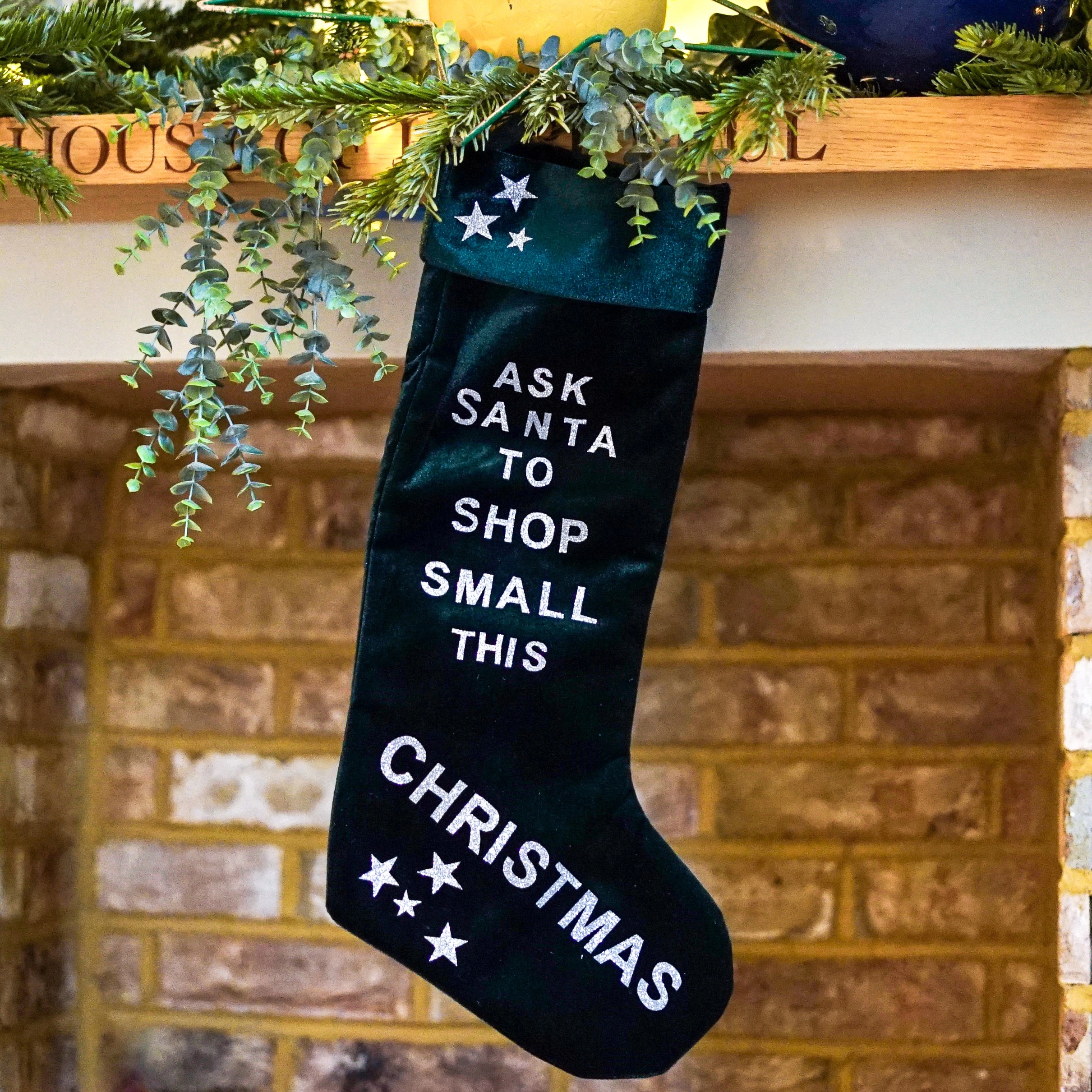 Ask Santa to shop small this Christmas stocking