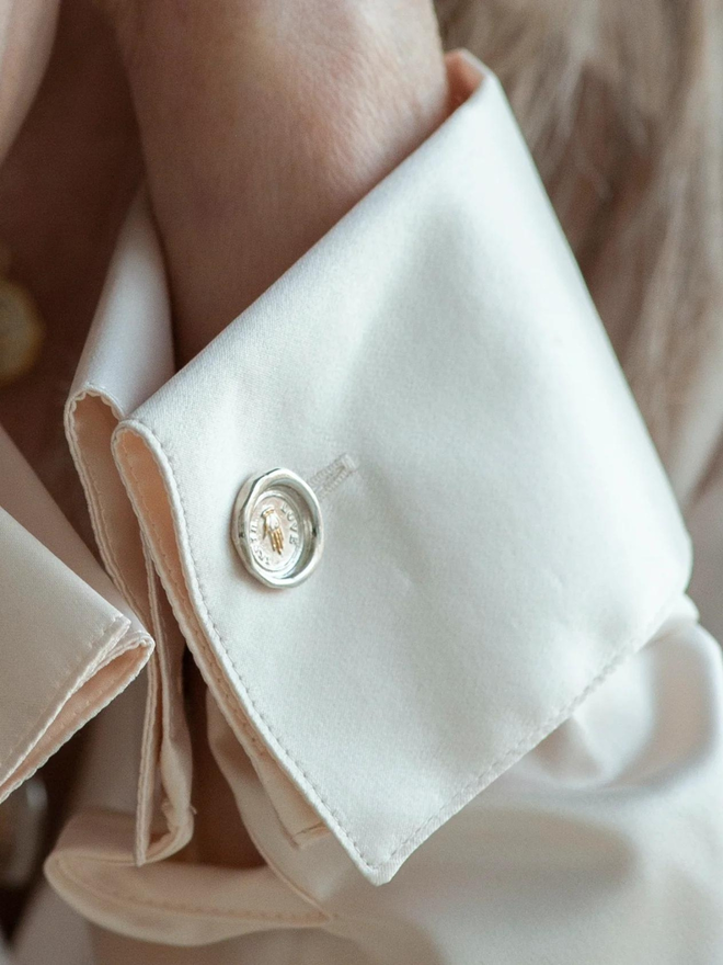 Mini Personalised Wax Seal Cufflinks