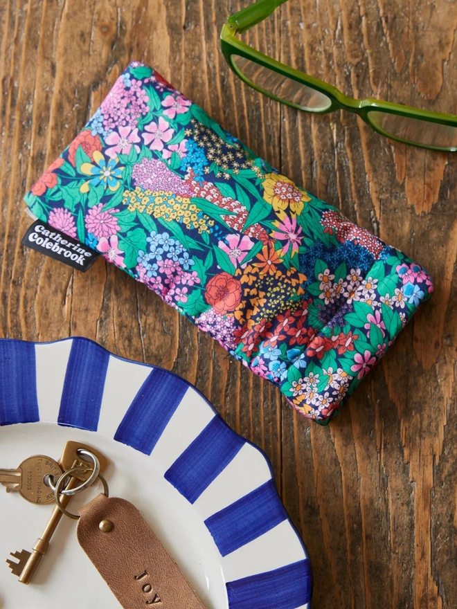 Liberty Fabric Glasses Case - Ciara