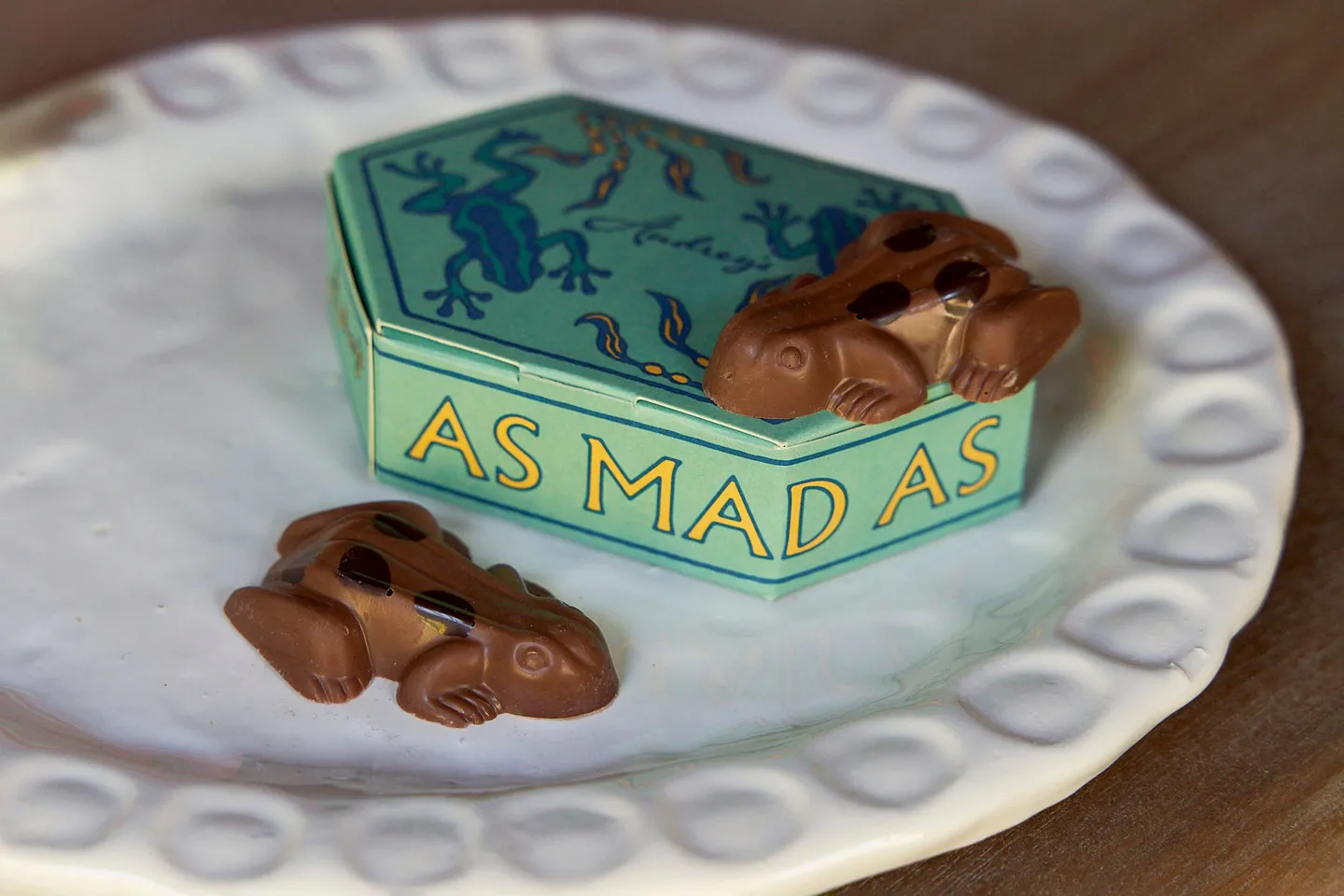 Halloween chocolate frogs