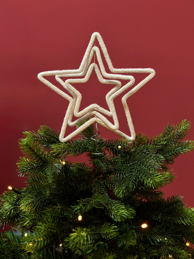 Triple star tree topper