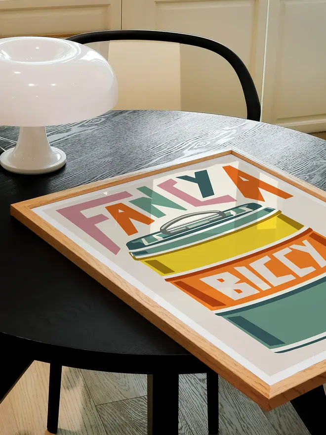 'Fancy A Biccy' Biscuit Art Print