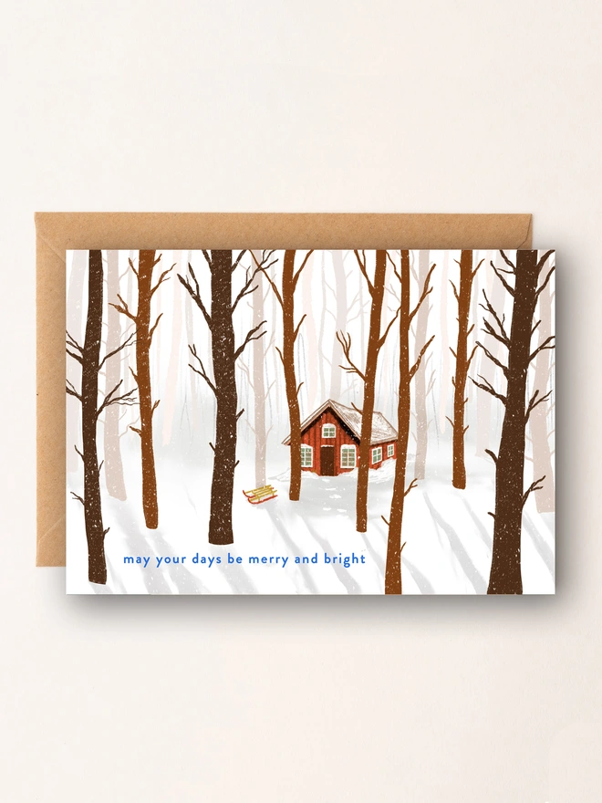 Merry and Bright Christmas Card