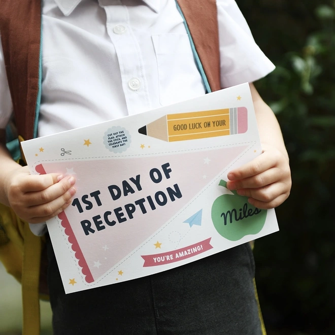 First day of reception card
