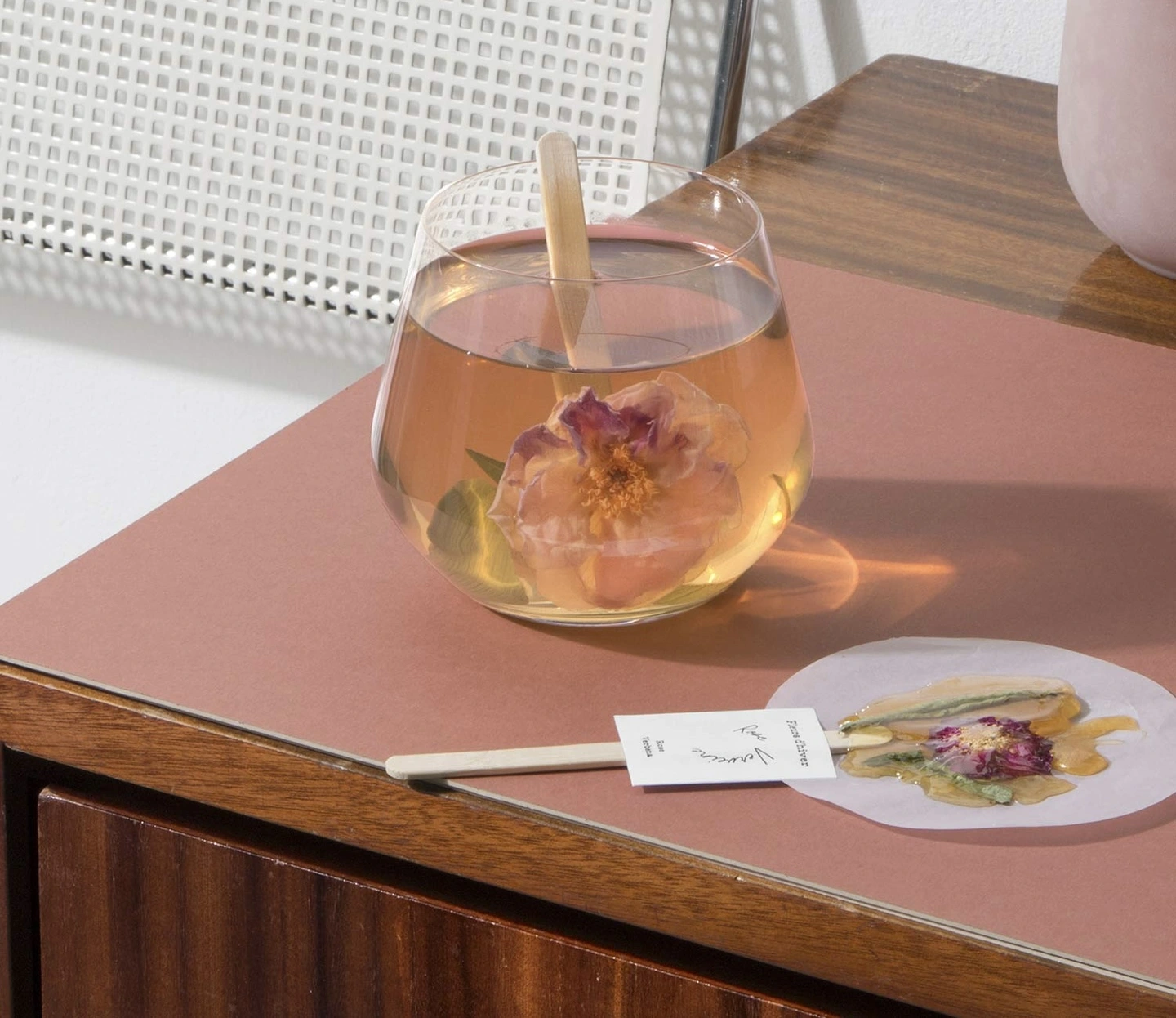 Rose petal verbena herbal tea