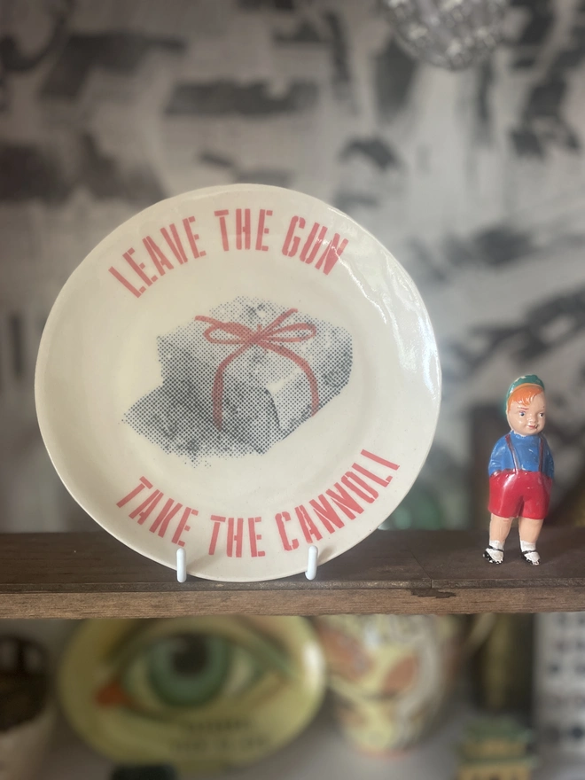 The Godfather – 'Leave The Gun Take The Cannoli' Plate
