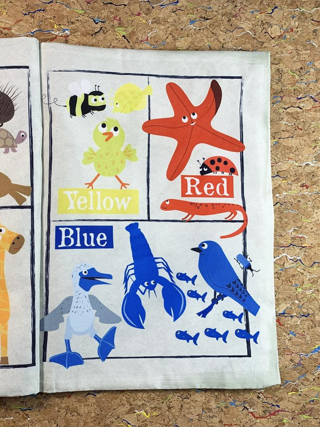 colourful creatures cloth newspaper for babies