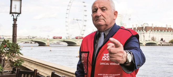 Lord John Bird, founder of the Big Issue