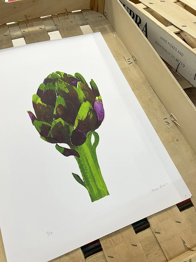 Artichoke Screenprint