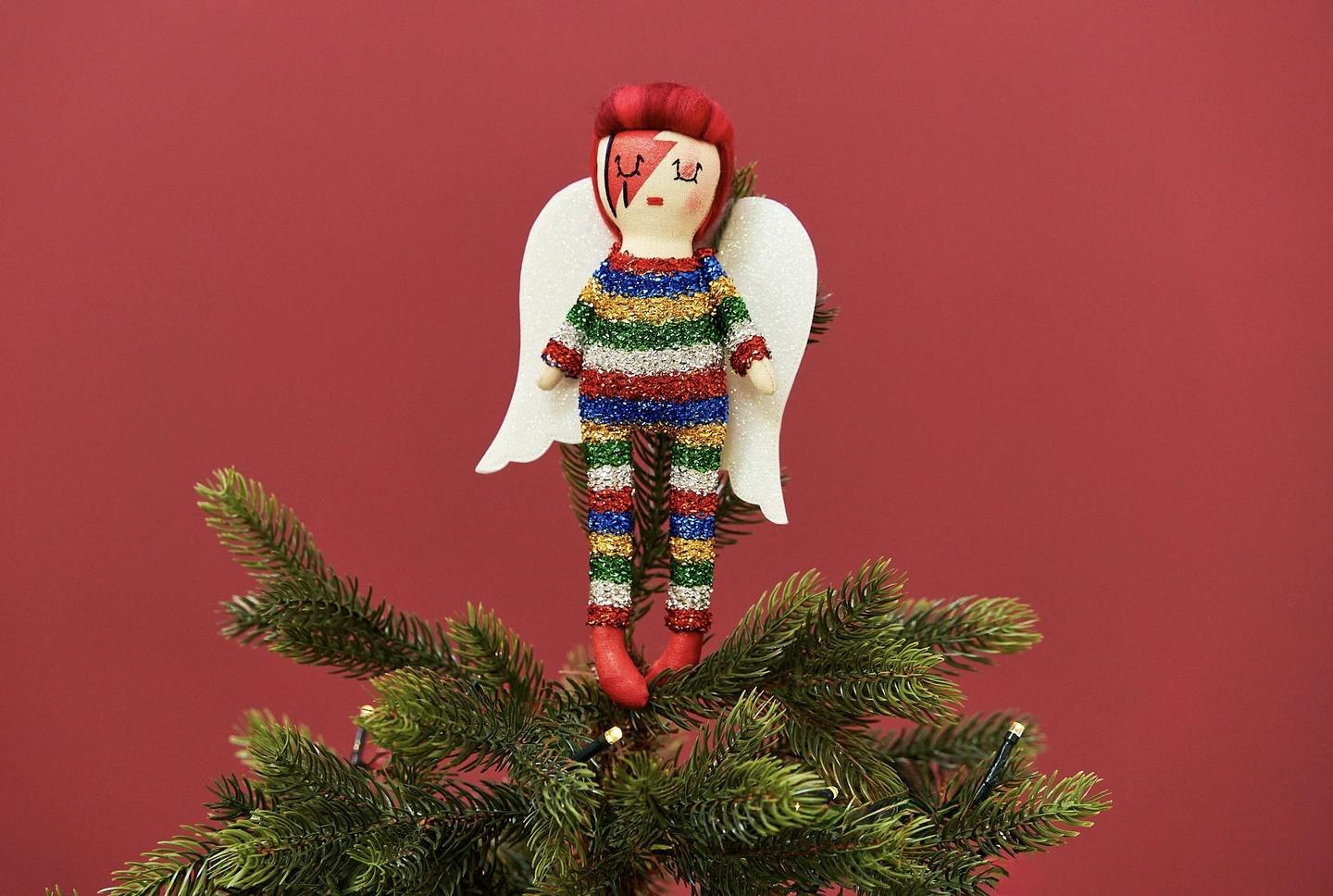 David bowie Christmas tree topper
