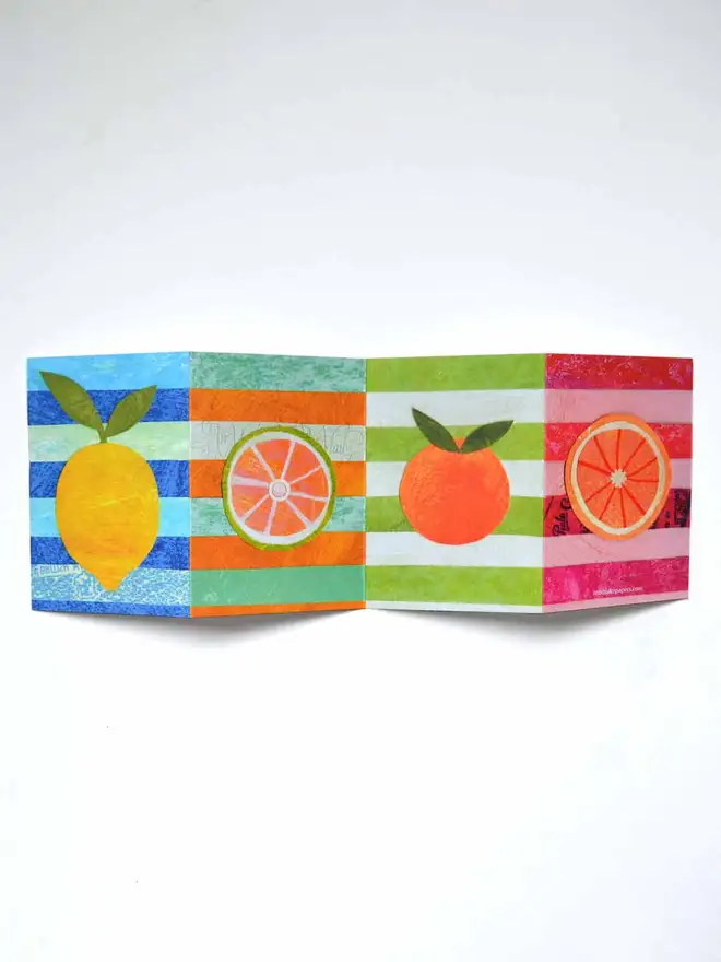 Citrus concertina card