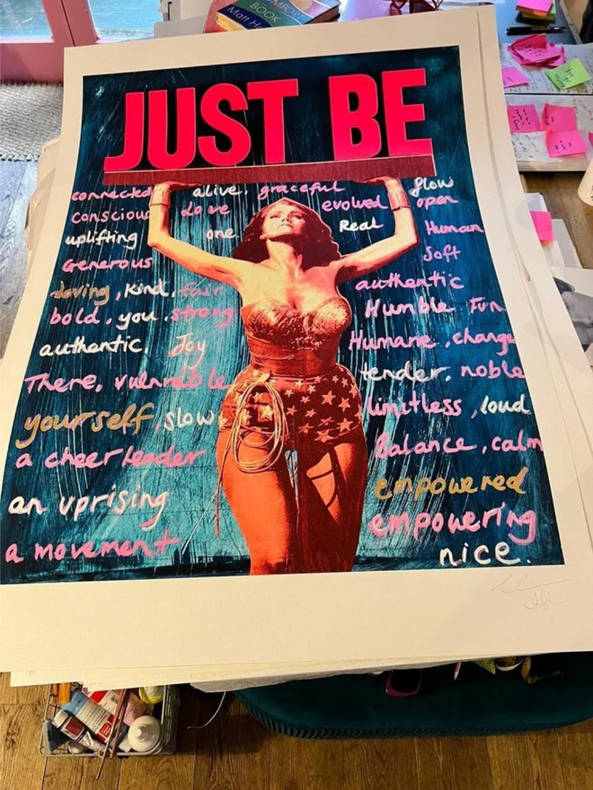 just be female empowerment print