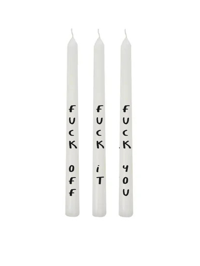 FUCK OFF/IT/YOU CANDLE