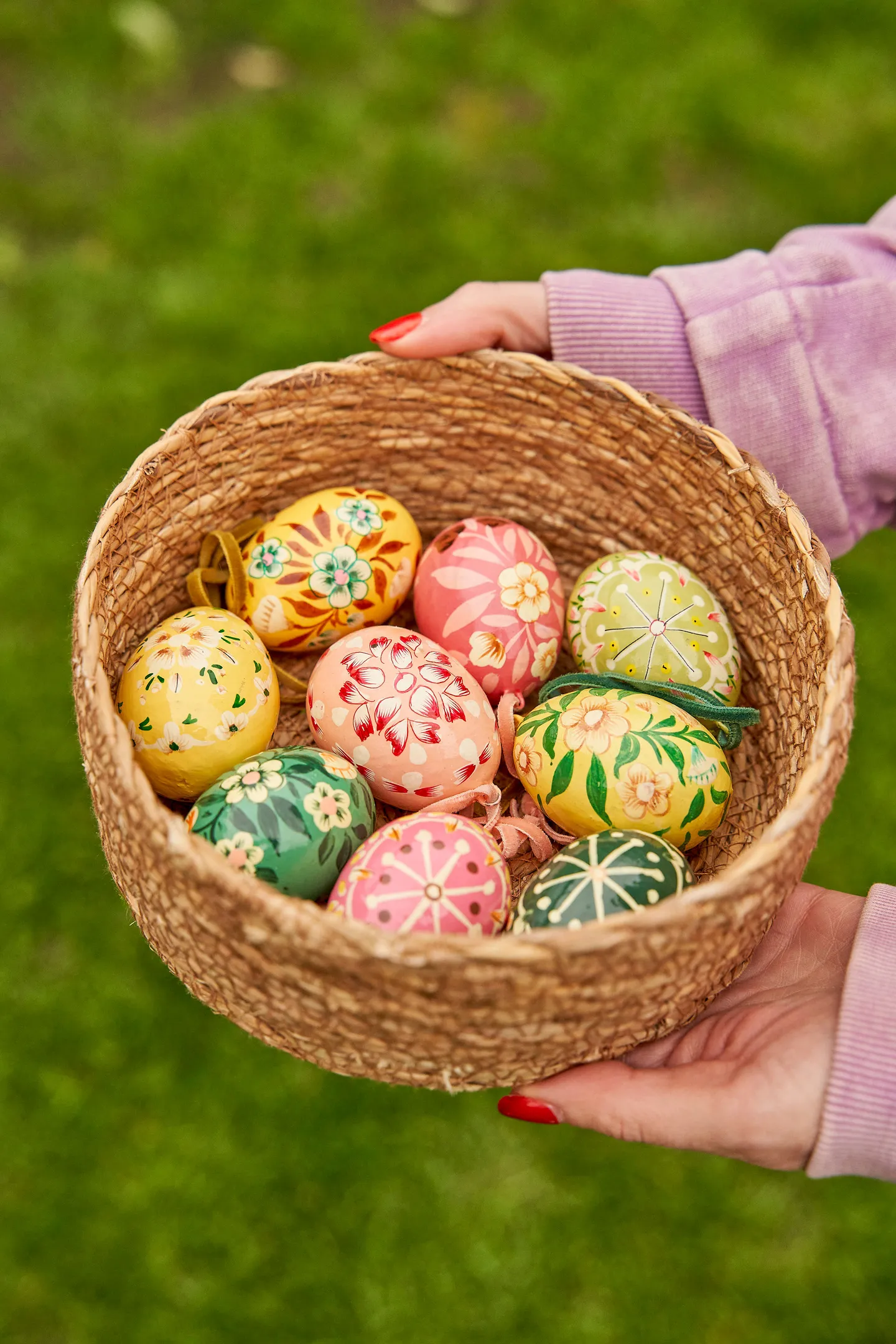 Hand painted Easter eggs