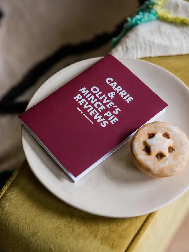 Mince pie reviews notebook