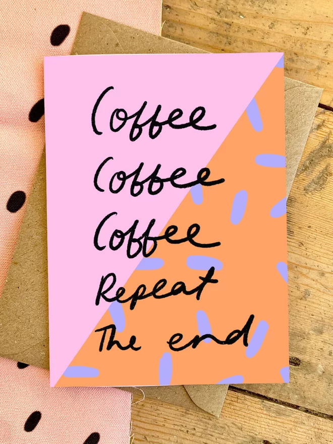 Coffee, coffee, repeat the end.