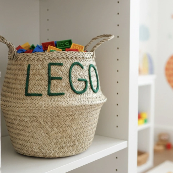 Lego handwoven basket
