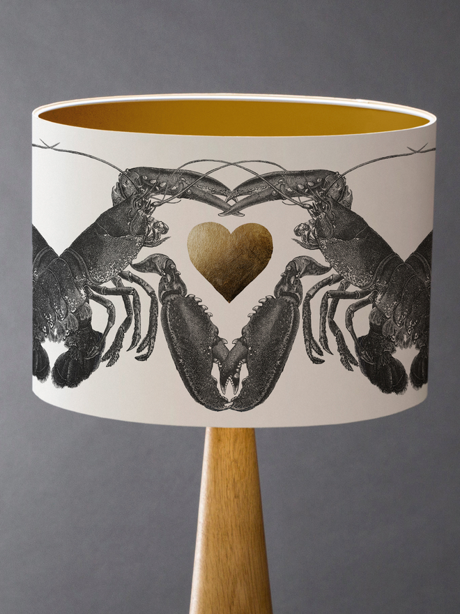 Mountain and Molehill – Lobsters dancing with hearts love lampshade