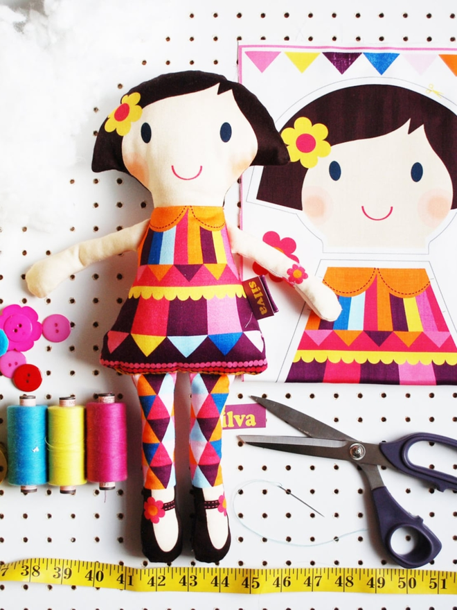 sew your own rag doll kit