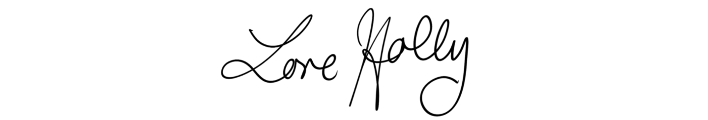 Love holly signature