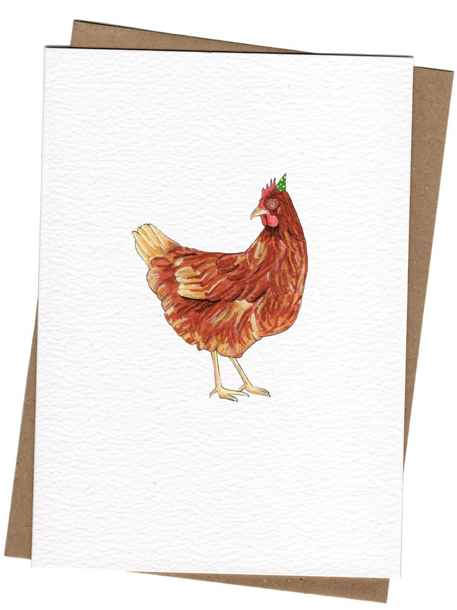 chicken card