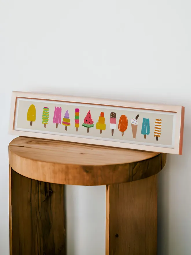 Ice Lolly Panoramic Art Print