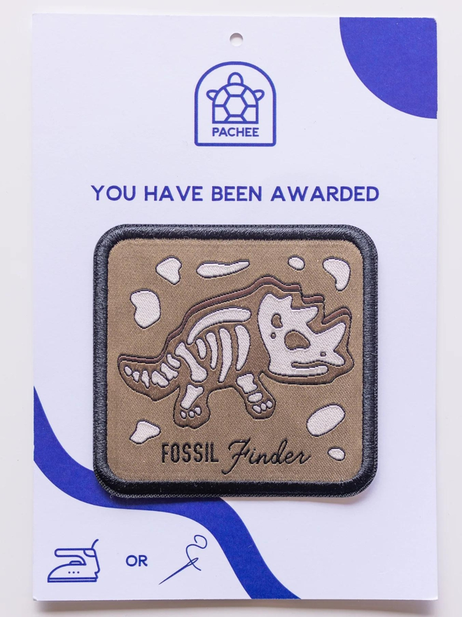 Fossil Finder Recycled Patch