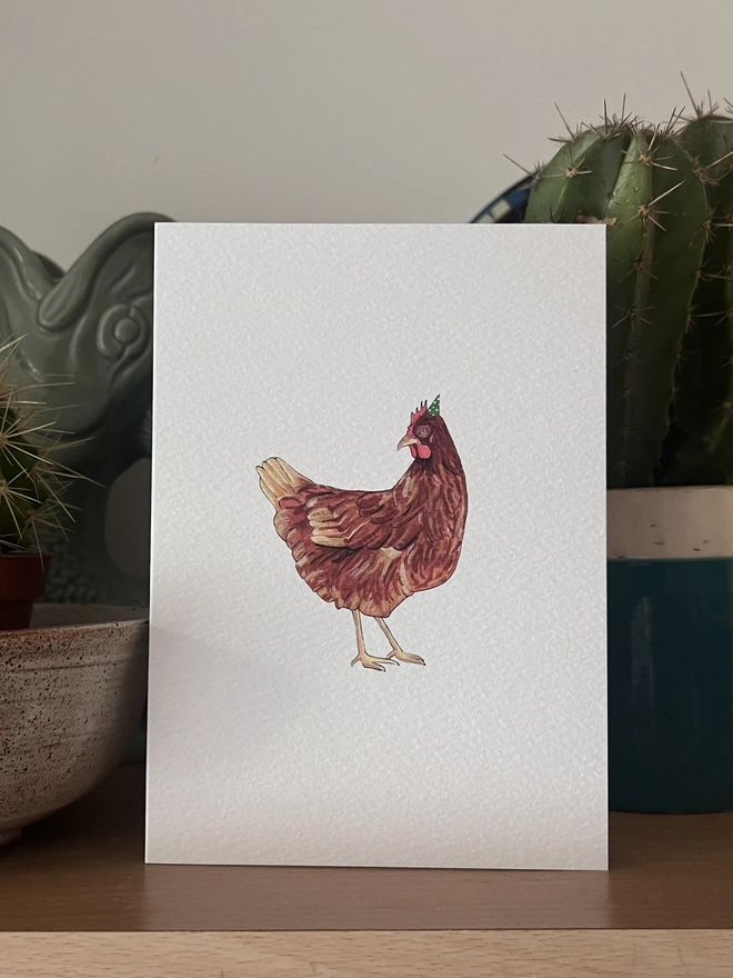 chicken card