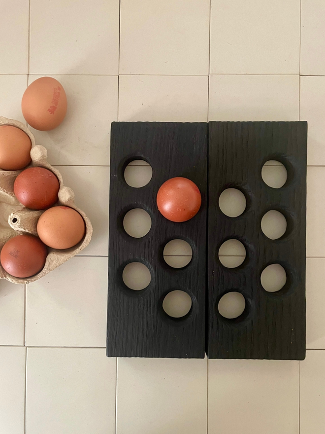 Wooden Egg Holder