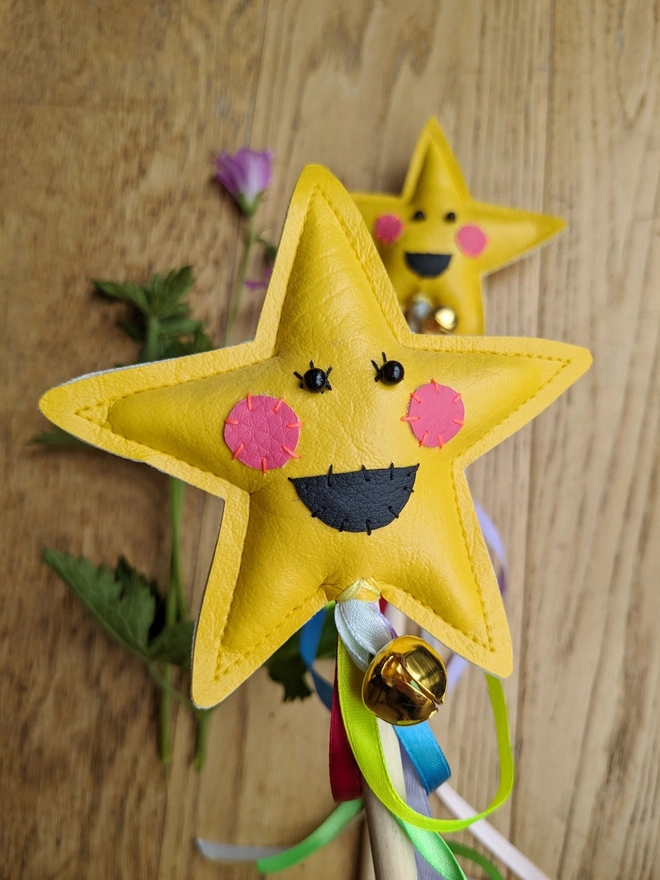 Hetty and Dave star wooden toy.