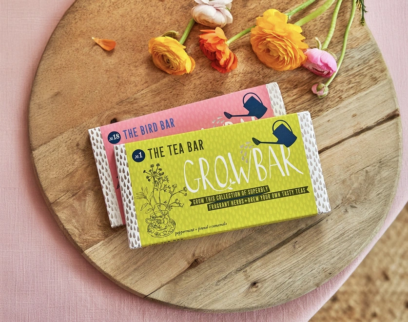 Tea garden growbar with a bird garden growbar 