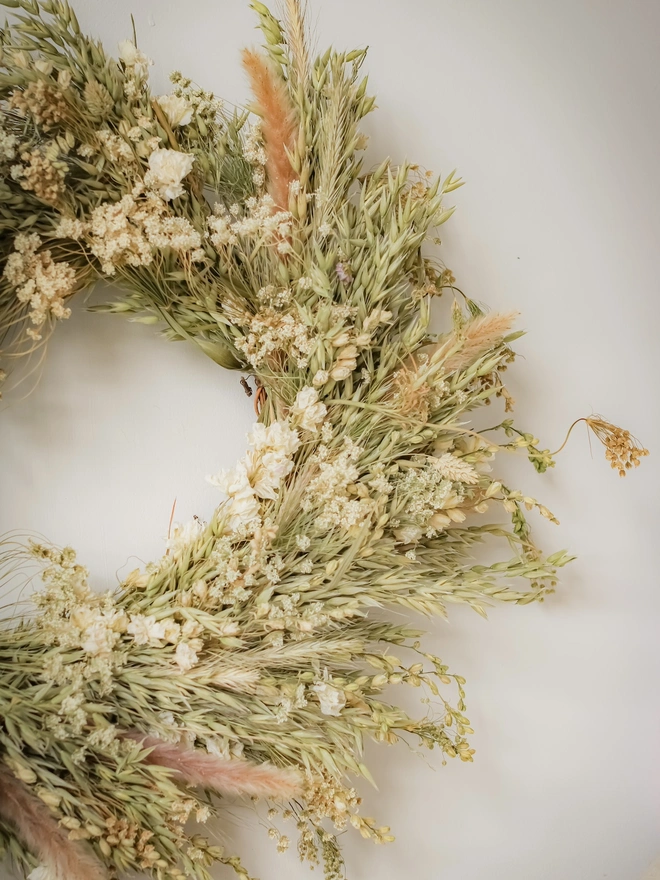 'Merino' Everlasting Dried Wreath 