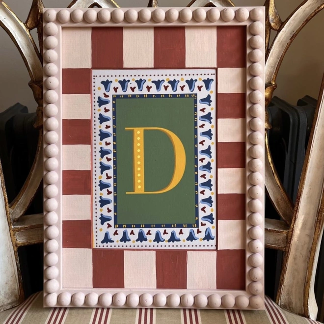 Alphabet letter print