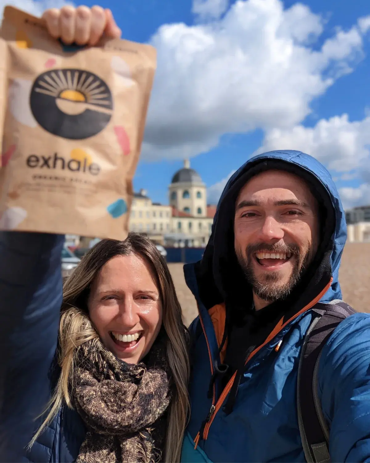 Exhale Coffee Founders Kirsty and Al