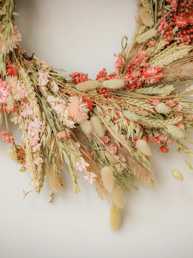 'Dorper' Everlasting Dried Wreath