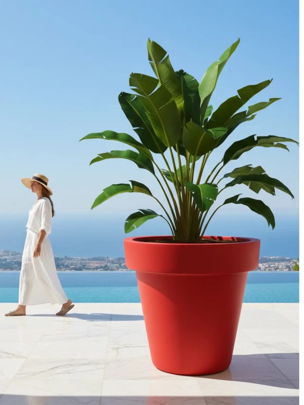 Bigplantpots is a made in Britain brand, specialising in oversized, durable planters, designed to make  strong visual statements in indoor and outdoor spaces.