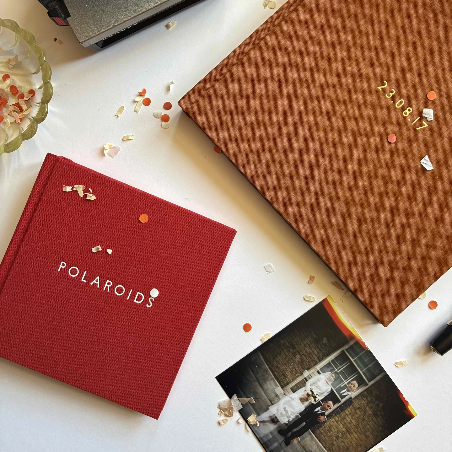 Polaroid photo album