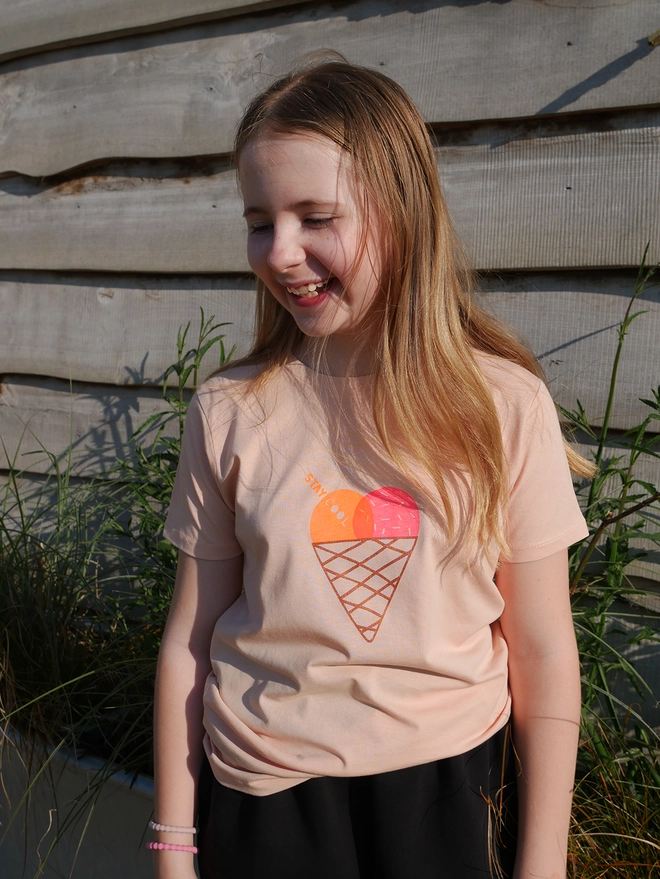 strawberry ice cream t-shirt