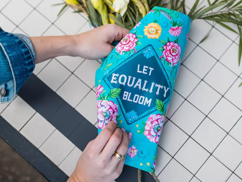 'Let equality bloom' 